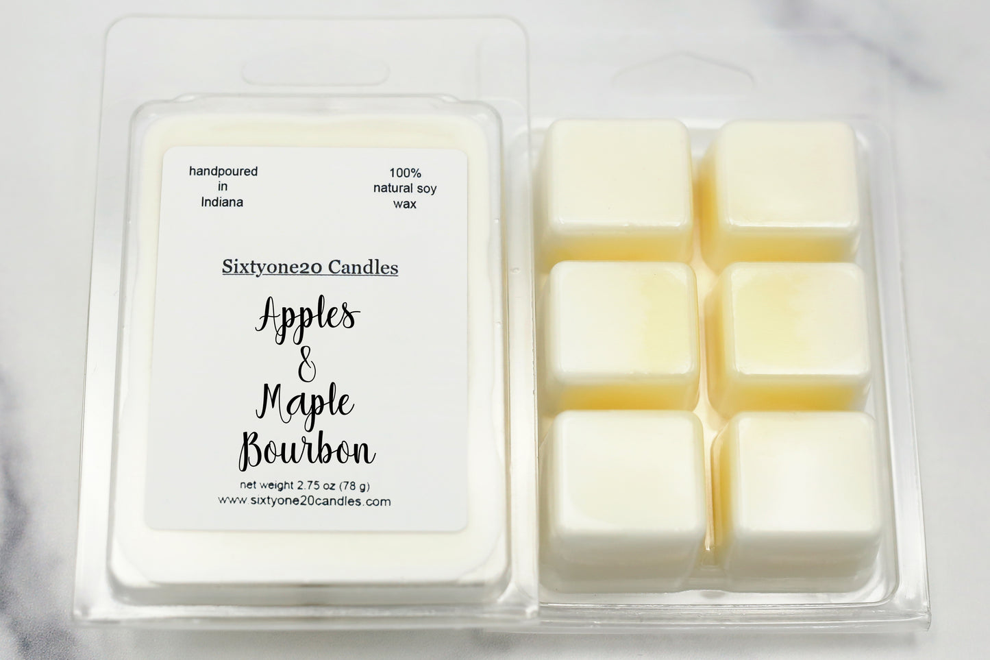 Apples & Maple Bourbon 100% soy wax melt