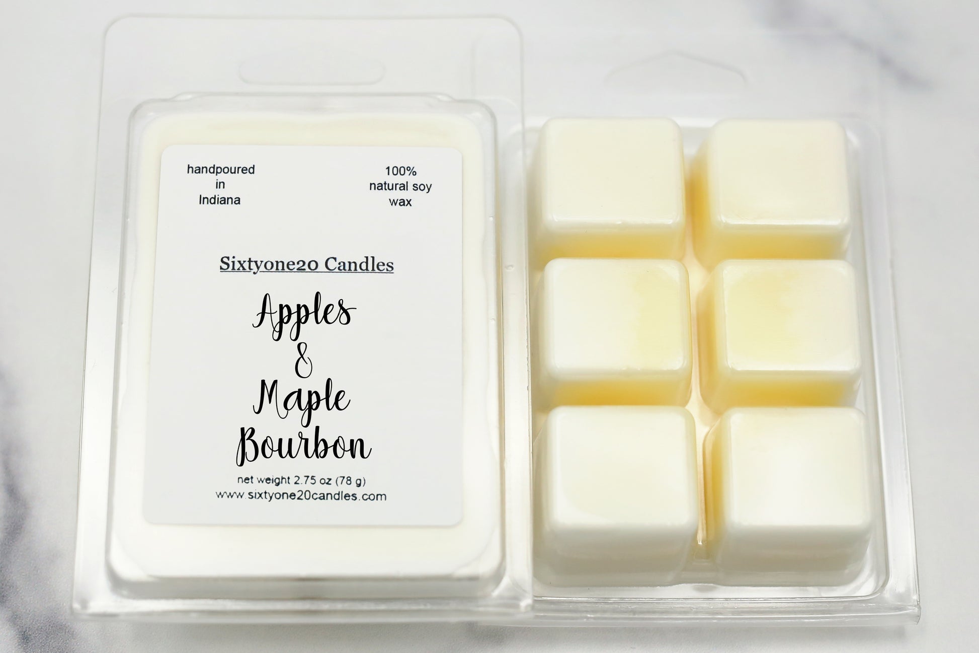 Apples & Maple Bourbon 100% soy wax melt