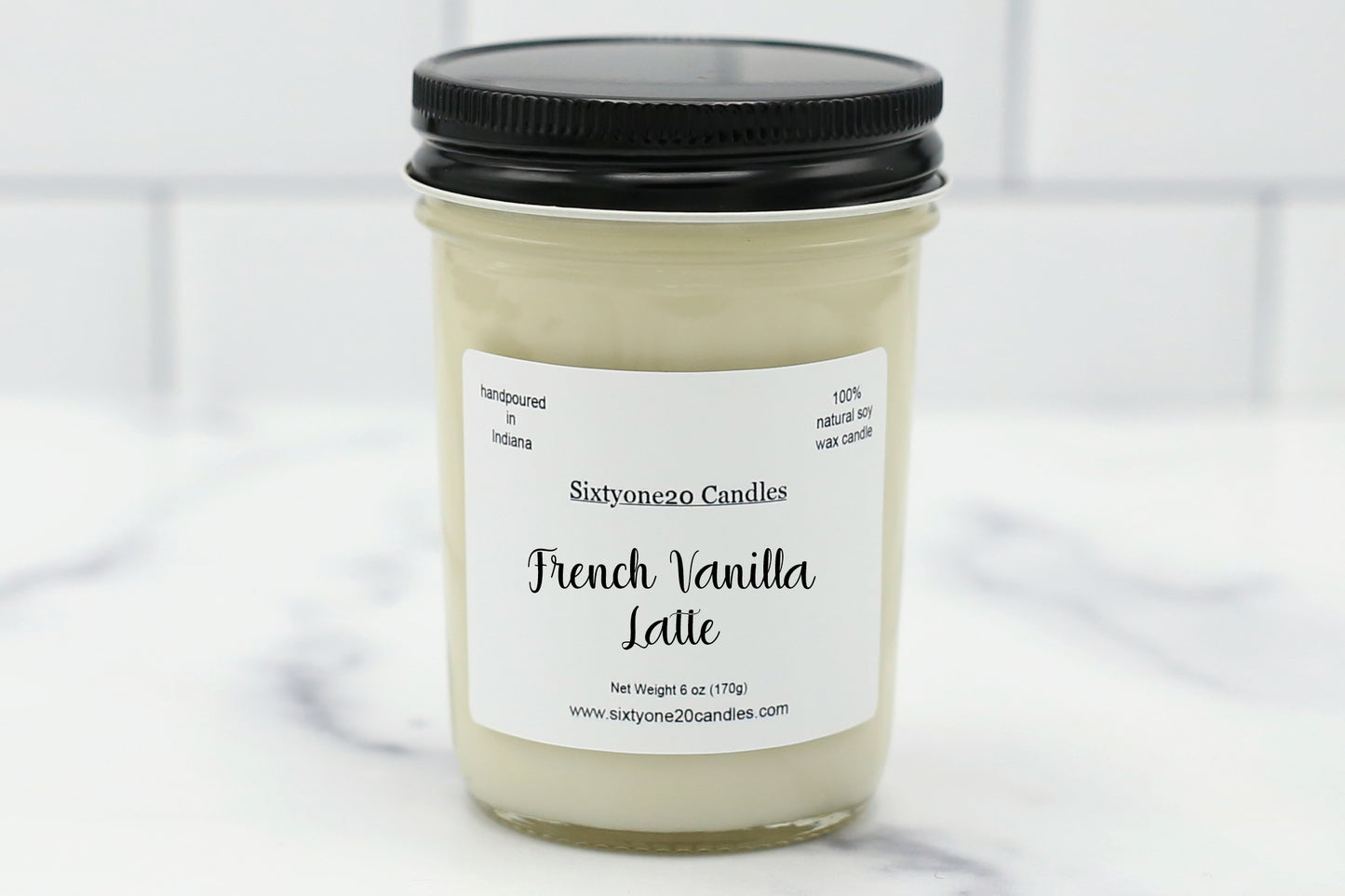 French Vanilla Latte 100% soy wax candle