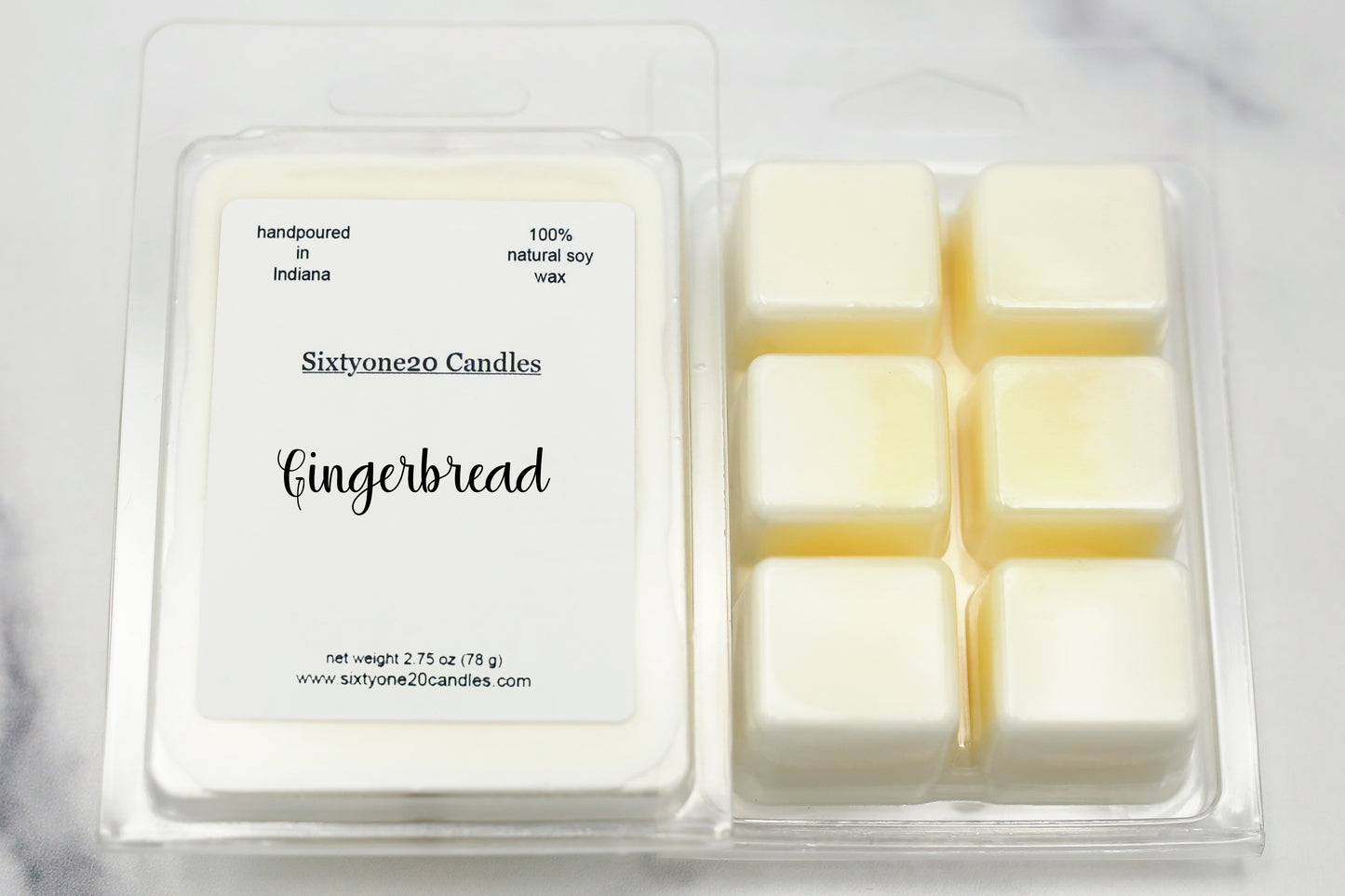 Gingerbread 100% soy wax melt