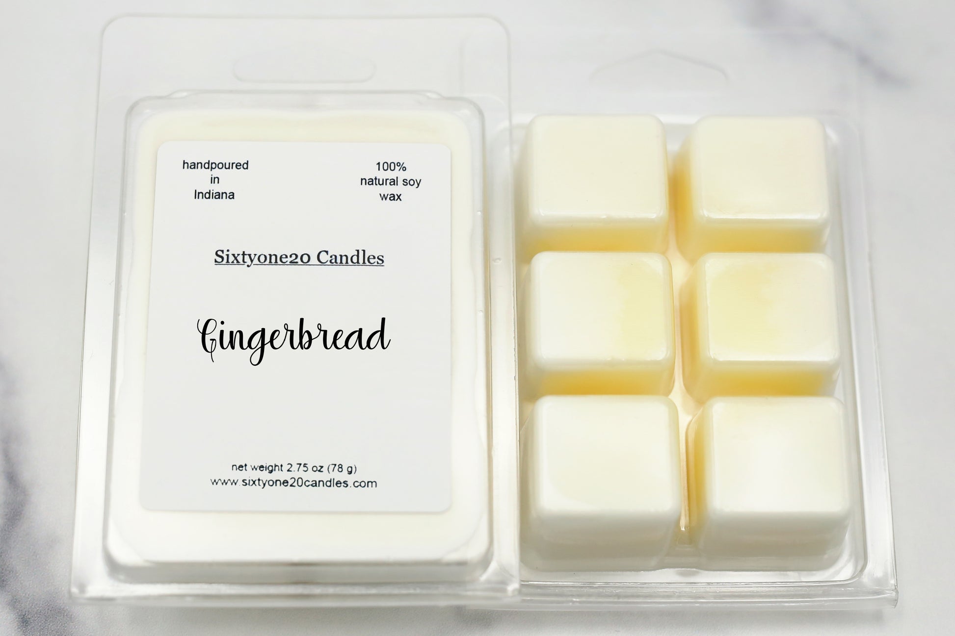 Gingerbread 100% soy wax melt