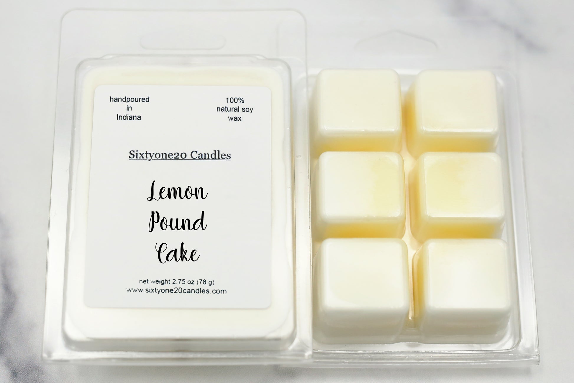 Lemon Pound Cake 100% soy wax melt