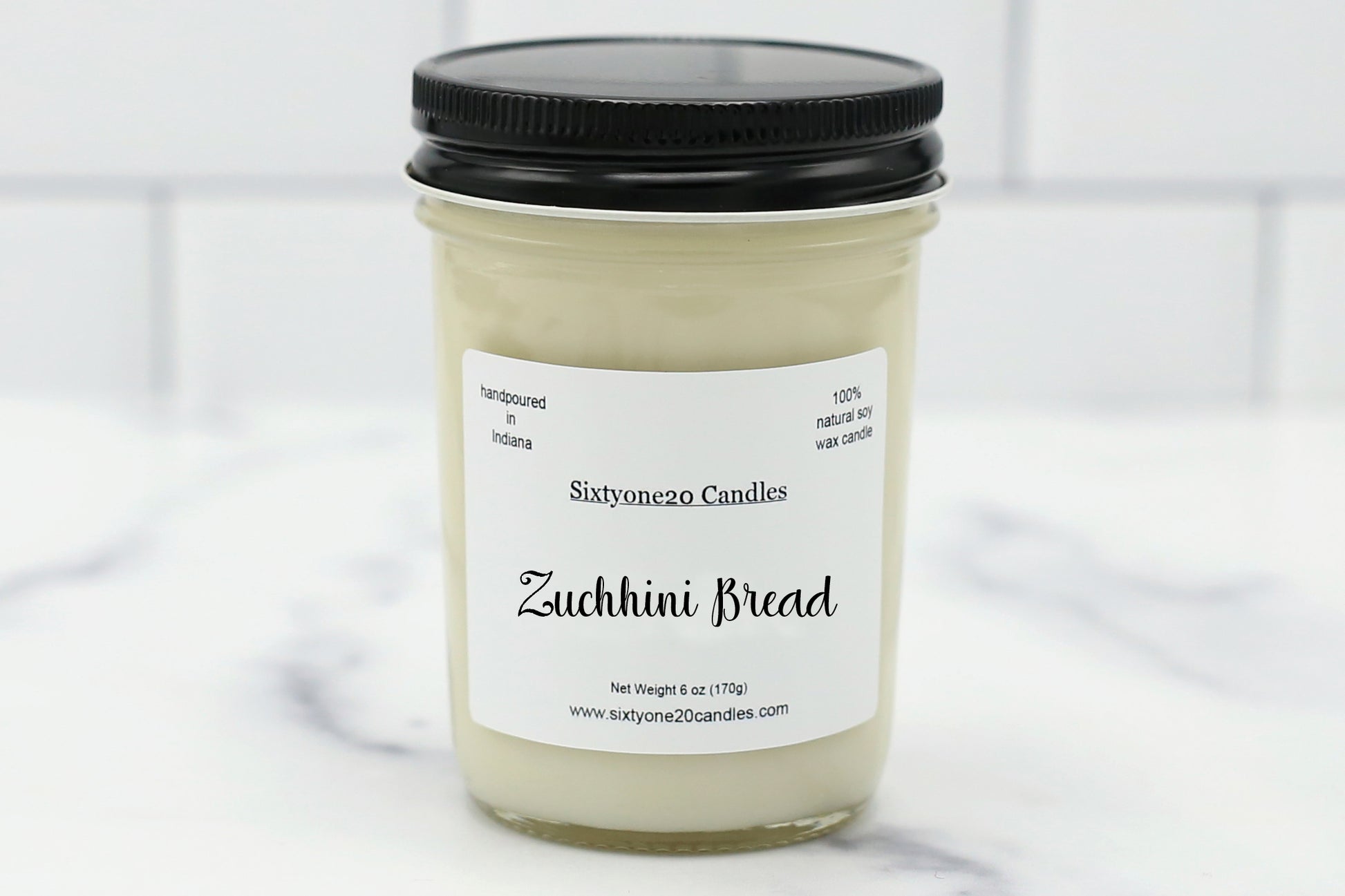 Zucchini Bread 100% soy wax candle